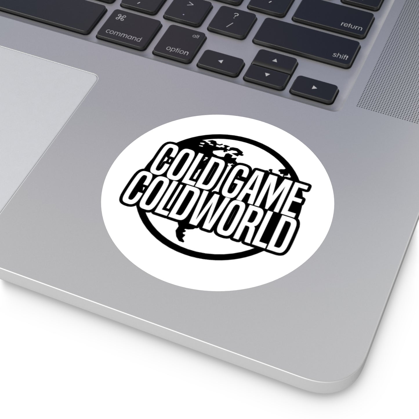 Cold Game Cold World Round Vinyl Sticker