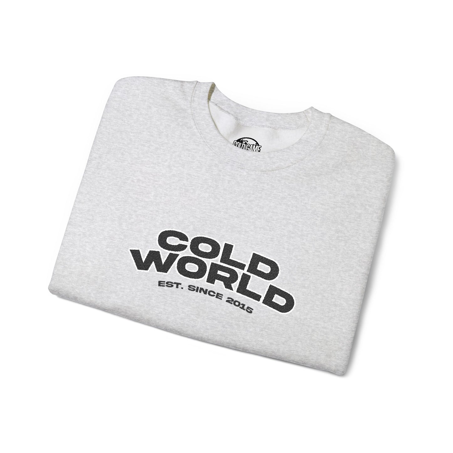 Cold World Embroidered Crewneck Sweatshirt