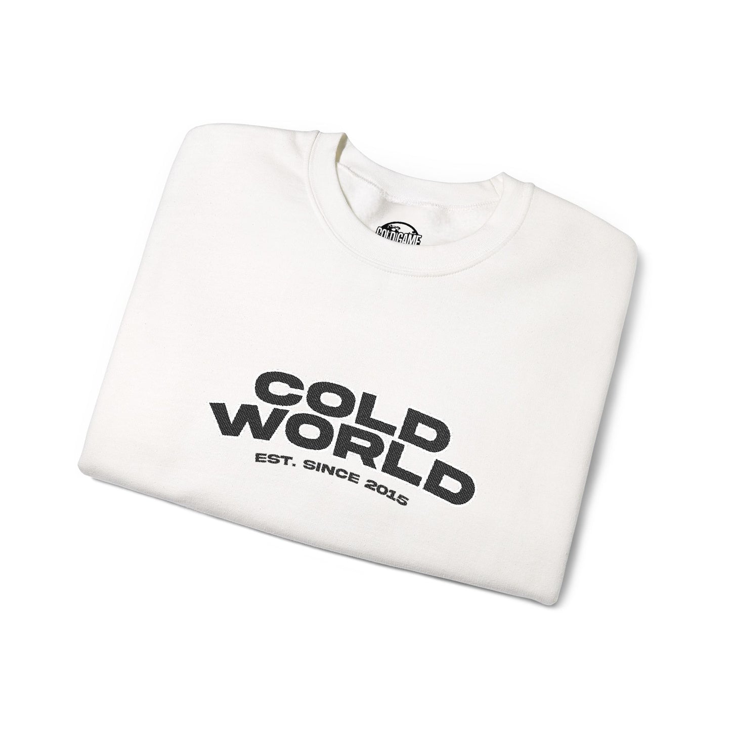 Cold World Embroidered Crewneck Sweatshirt