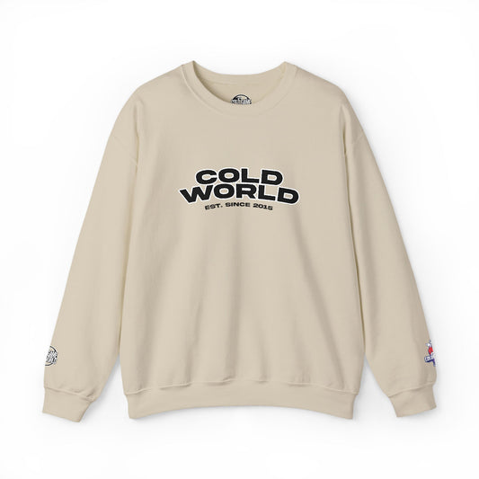 Cold World Embroidered Crewneck Sweatshirt