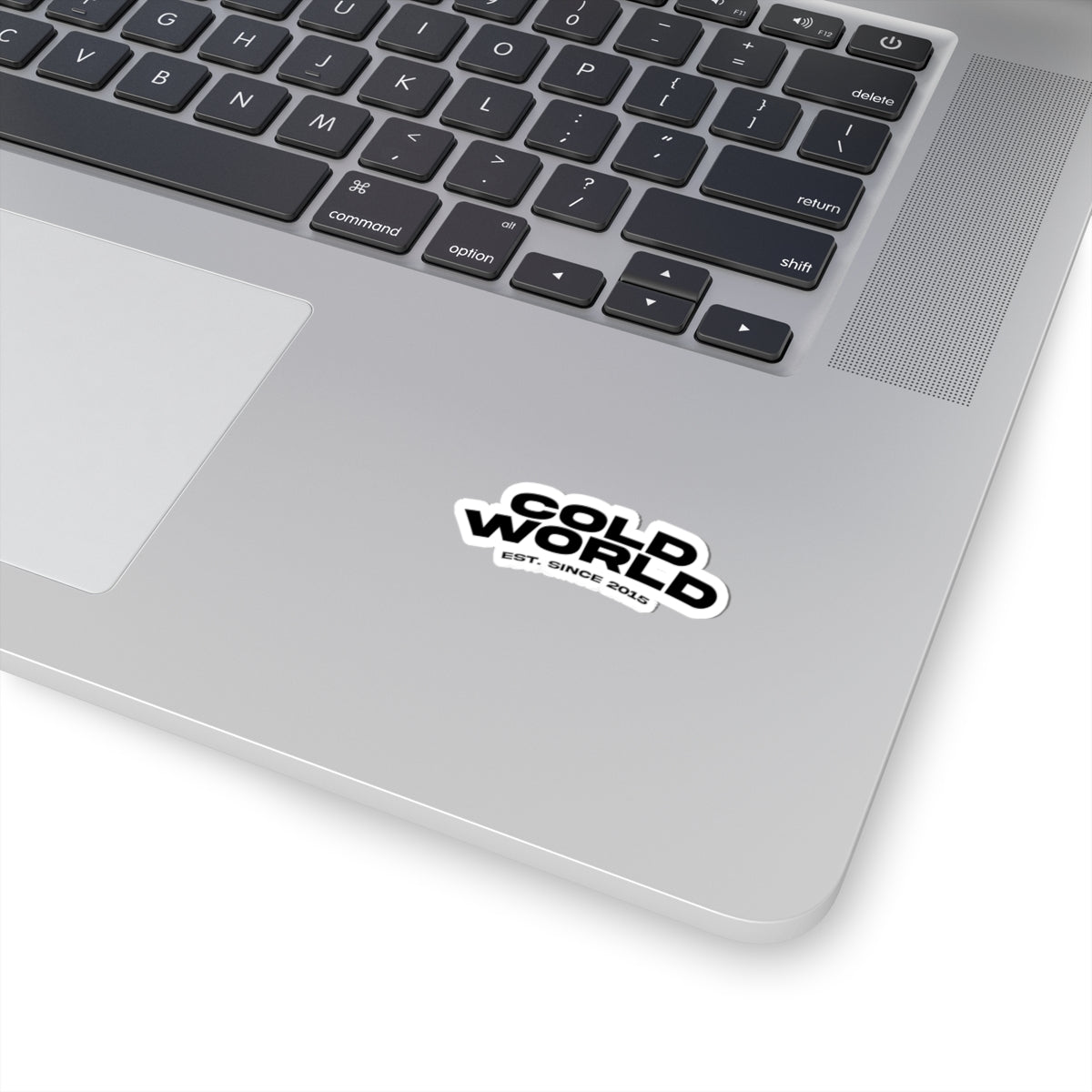 Cold World Kiss-Cut Sticker (Est. Since 2015)